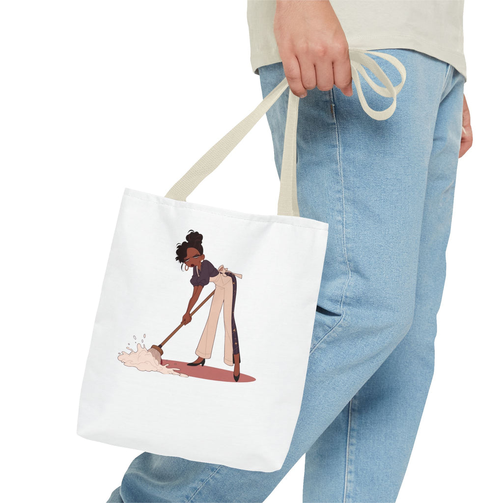 Healing Tote Bag — 'Healing: Not Always Cute But Necessary' Illustration Tote