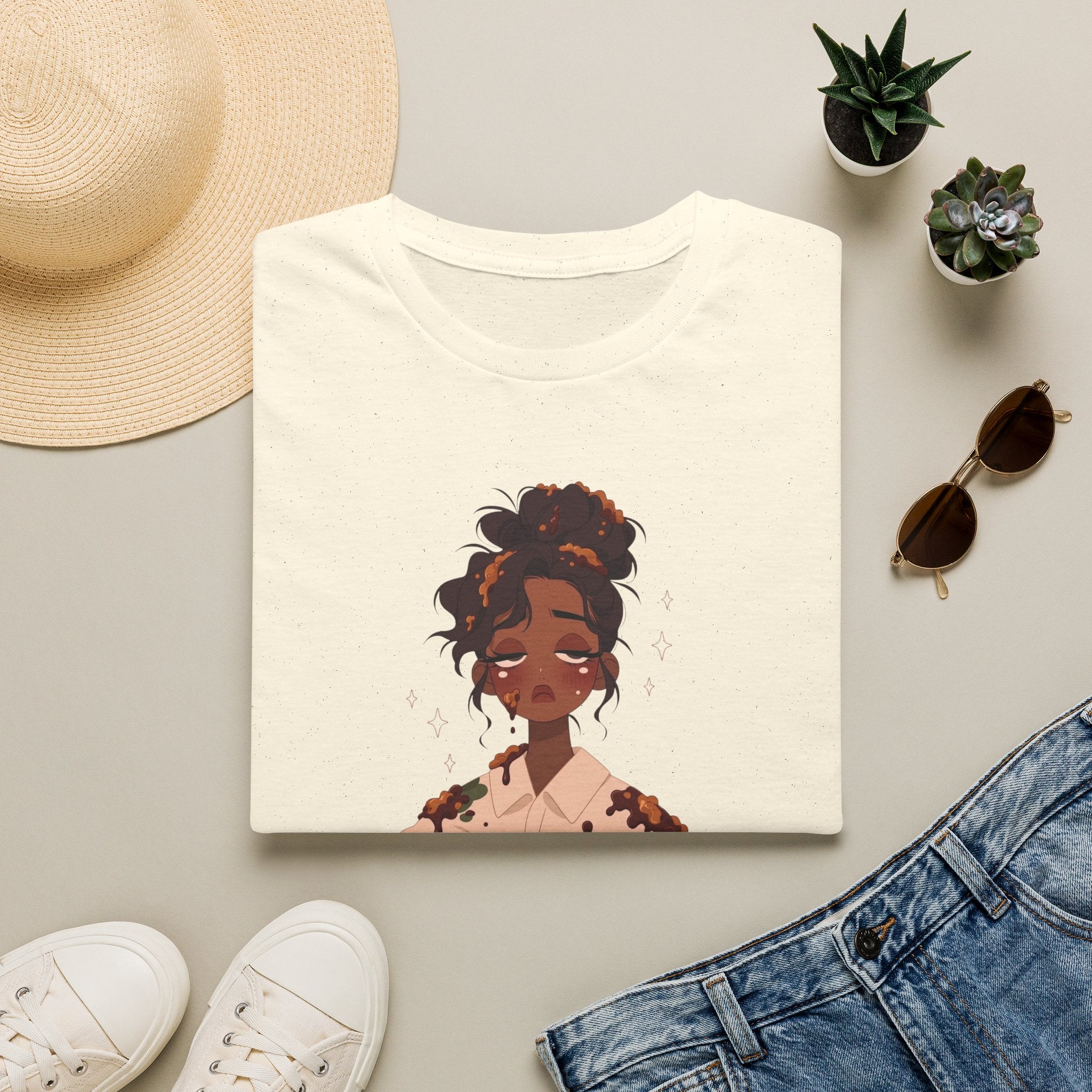T-Shirt — Woman’s Tired, Her Spirit Loud Graphic Tee