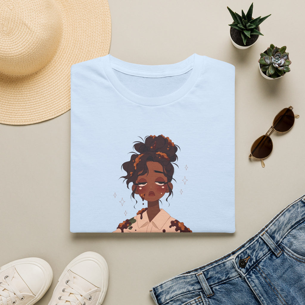 T-Shirt — Woman’s Tired, Her Spirit Loud Graphic Tee