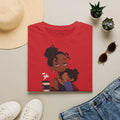 Mom and Child T-Shirt — “Soft Mom Hard Life Still Showin’ Up” Cozy Graphic Tee