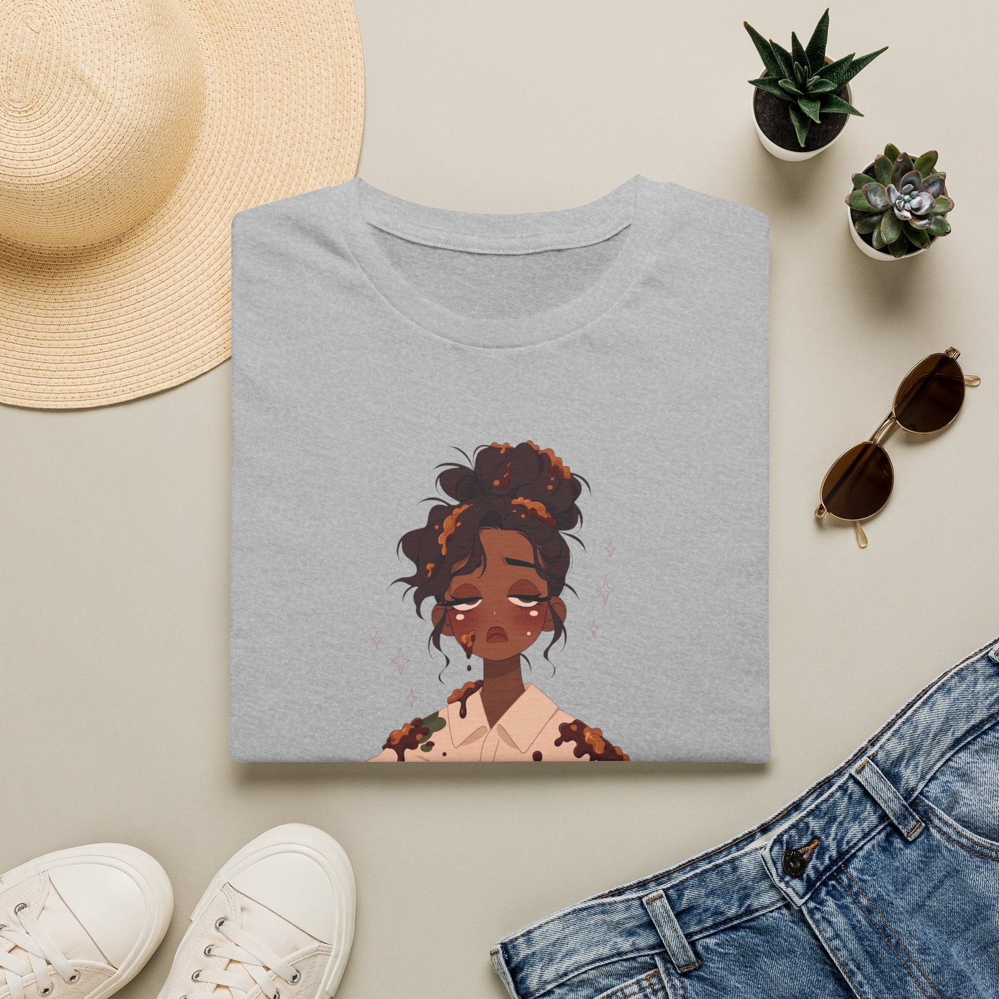 T-Shirt — Woman’s Tired, Her Spirit Loud Graphic Tee