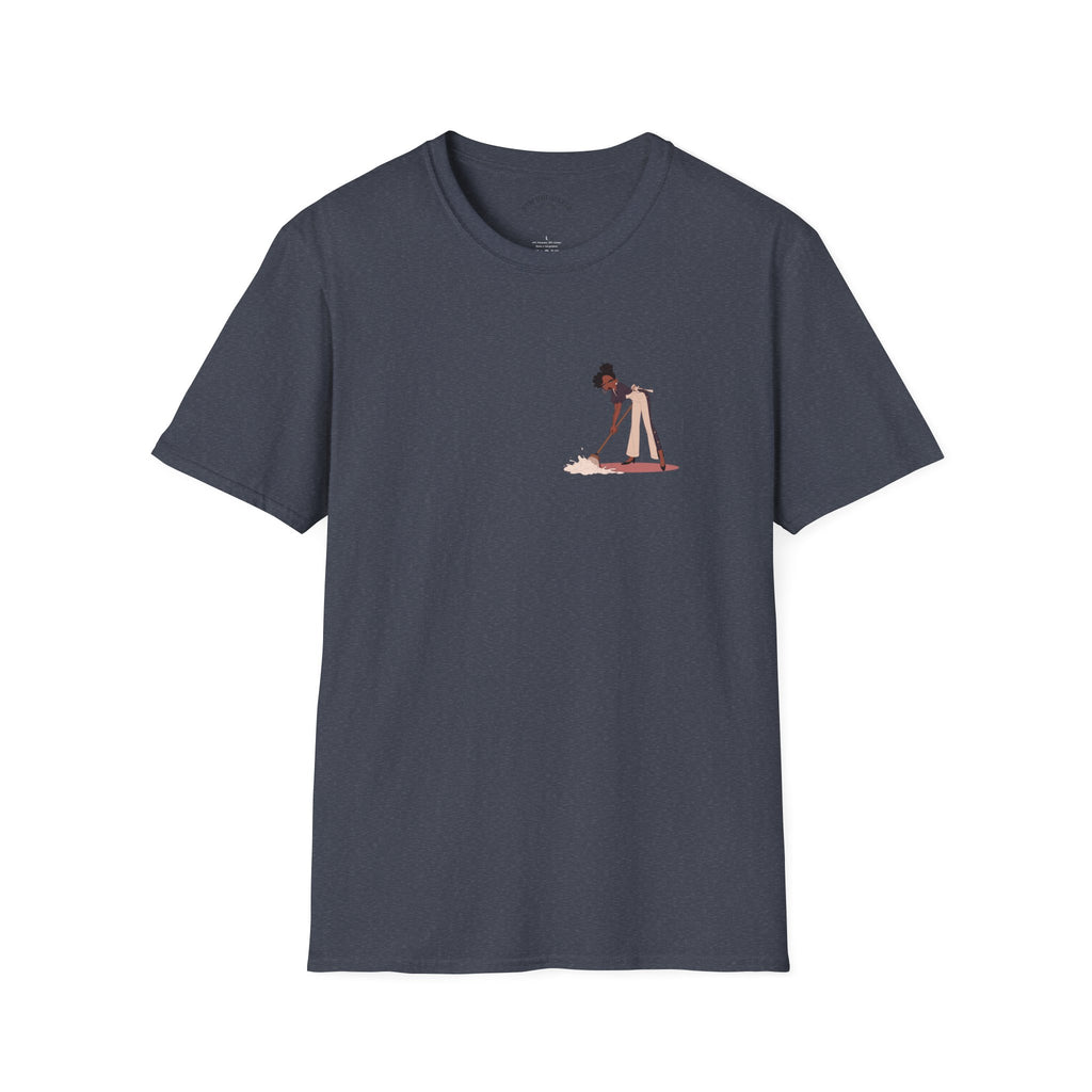 Copy of T-Shirt — Minimalist Woman Cleaning Illustration Tee