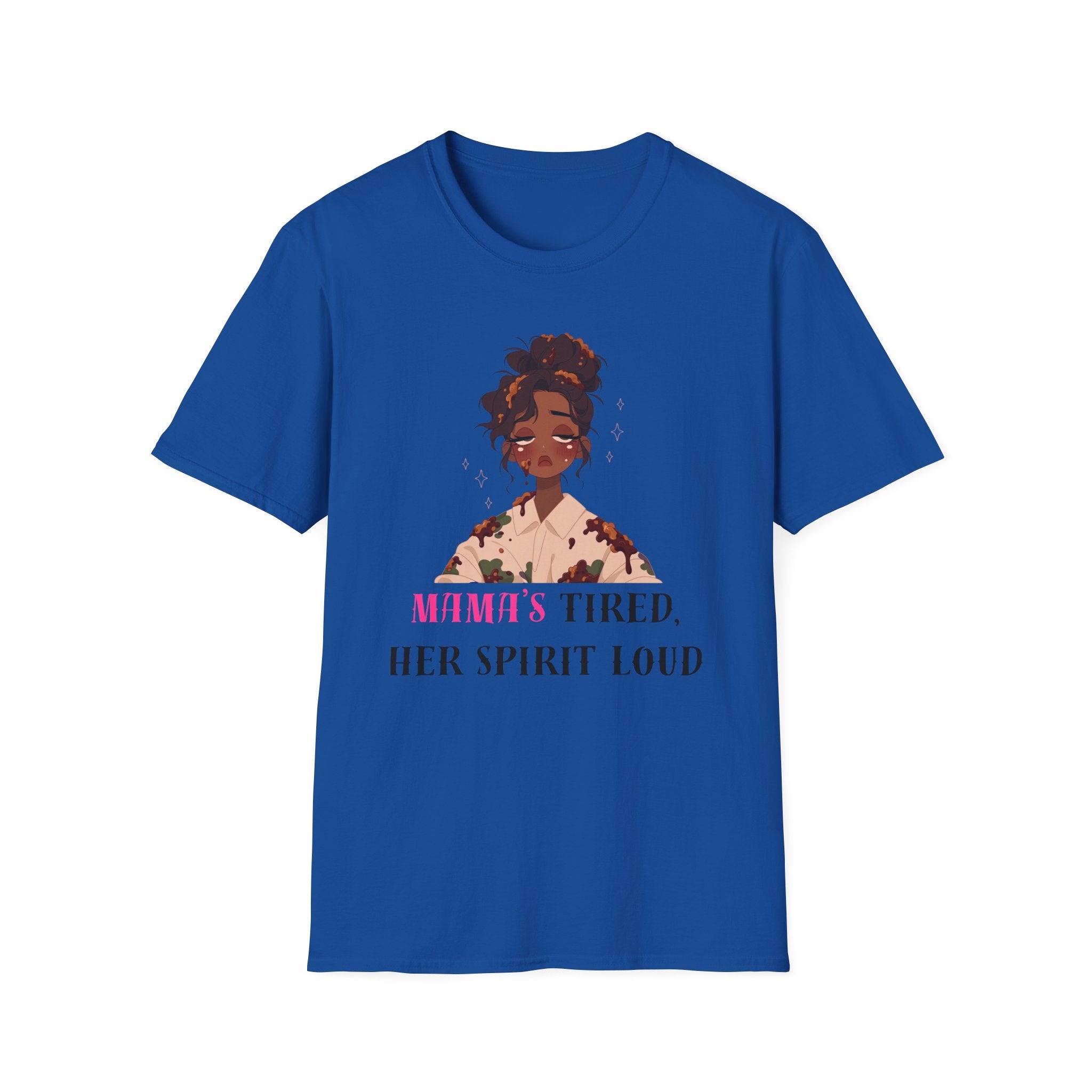T-Shirt — Woman’s Tired, Her Spirit Loud Graphic Tee