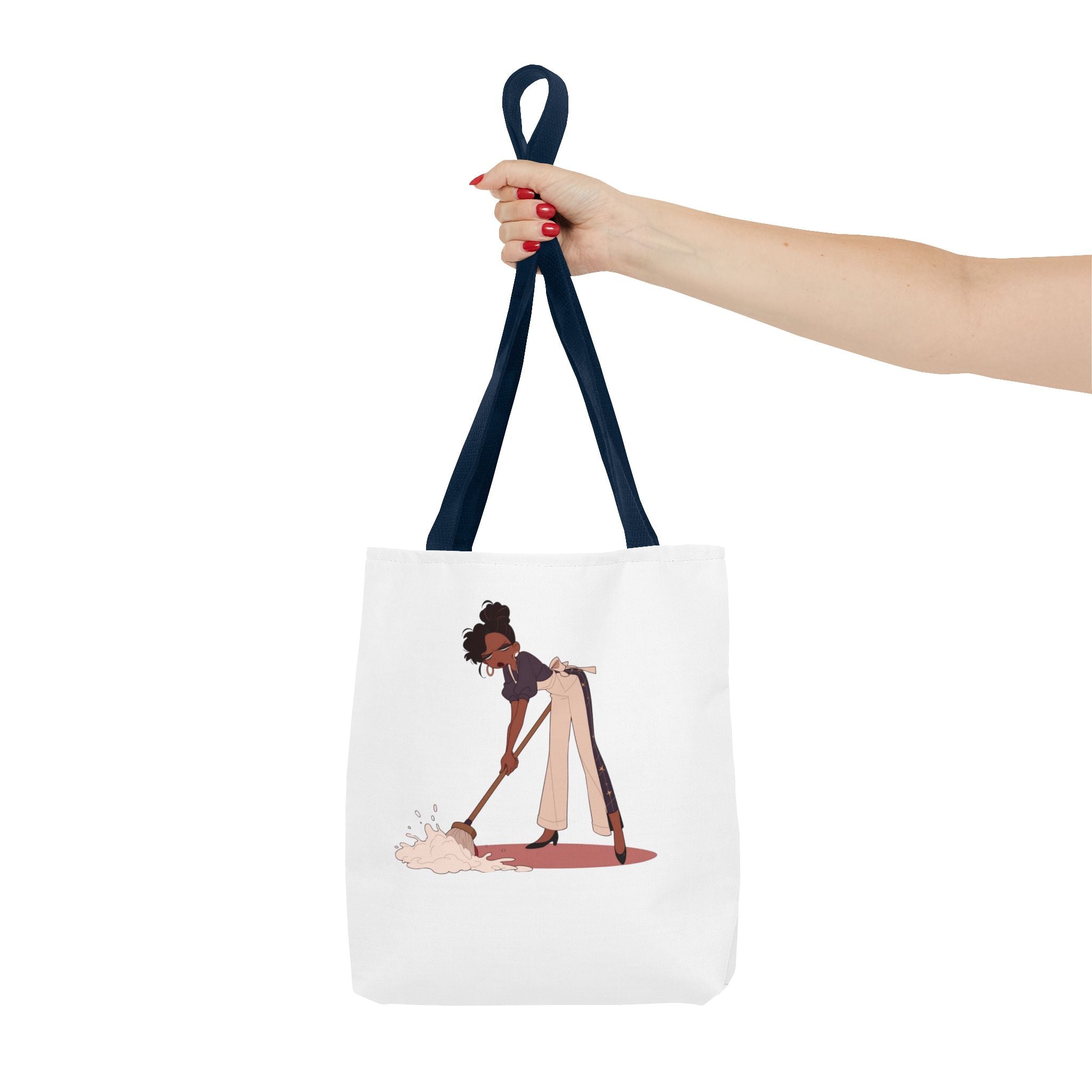 Healing Tote Bag — 'Healing: Not Always Cute But Necessary' Illustration Tote