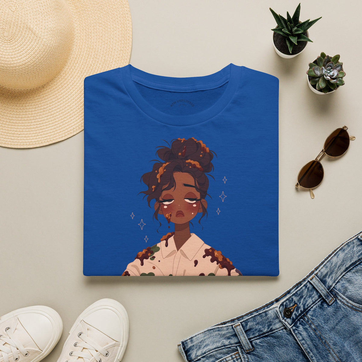 T-Shirt — Woman’s Tired, Her Spirit Loud Graphic Tee