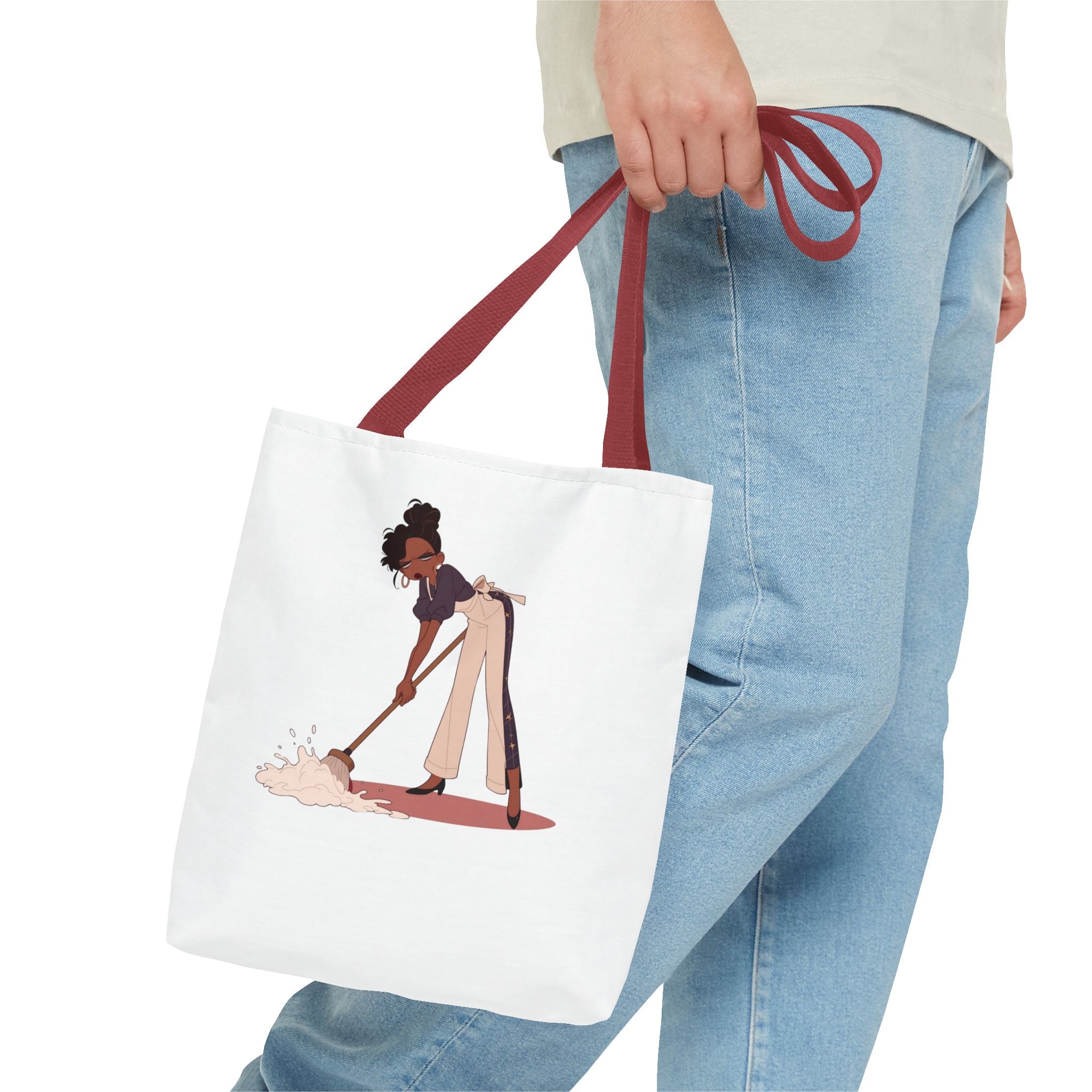 Healing Tote Bag — 'Healing: Not Always Cute But Necessary' Illustration Tote
