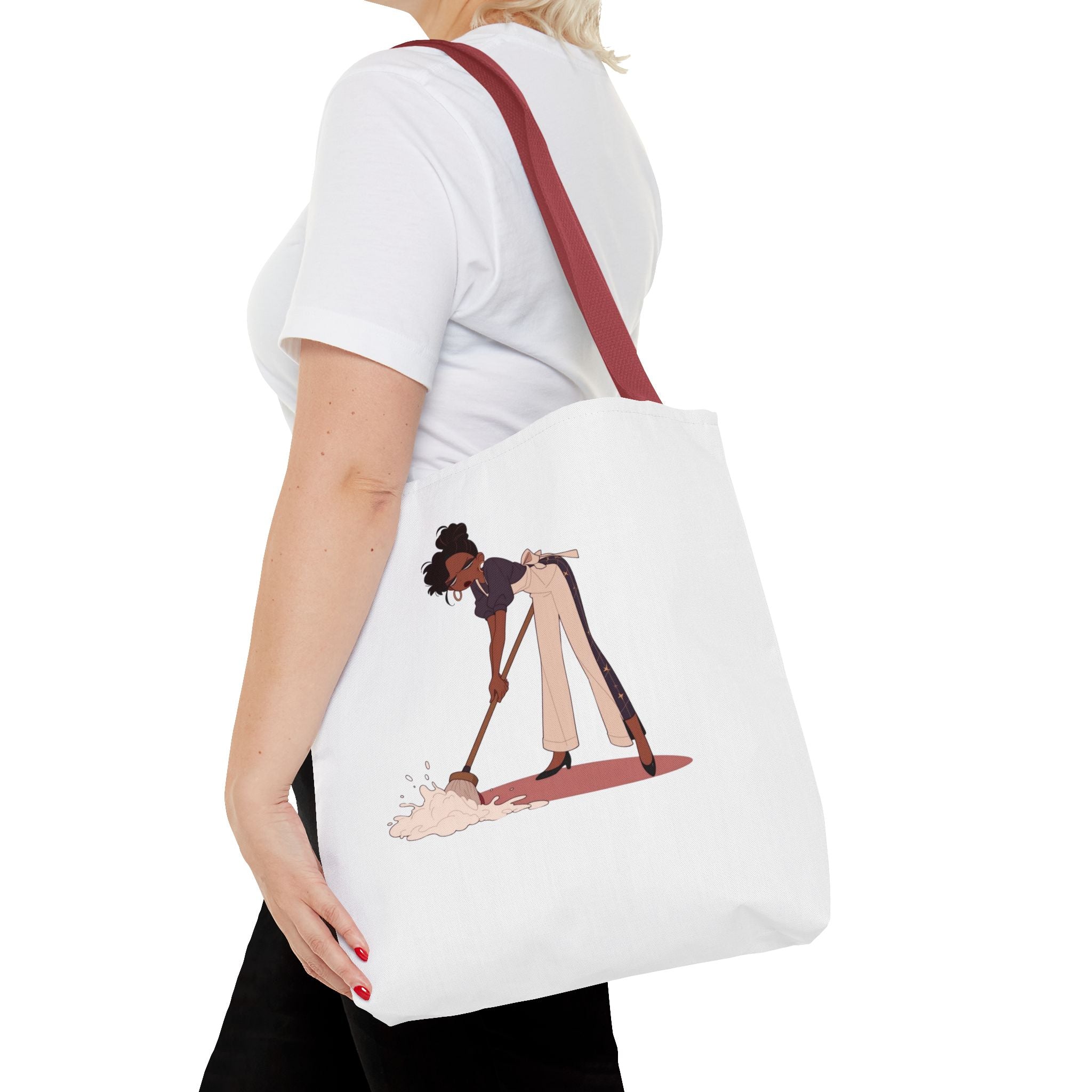 Healing Tote Bag — 'Healing: Not Always Cute But Necessary' Illustration Tote