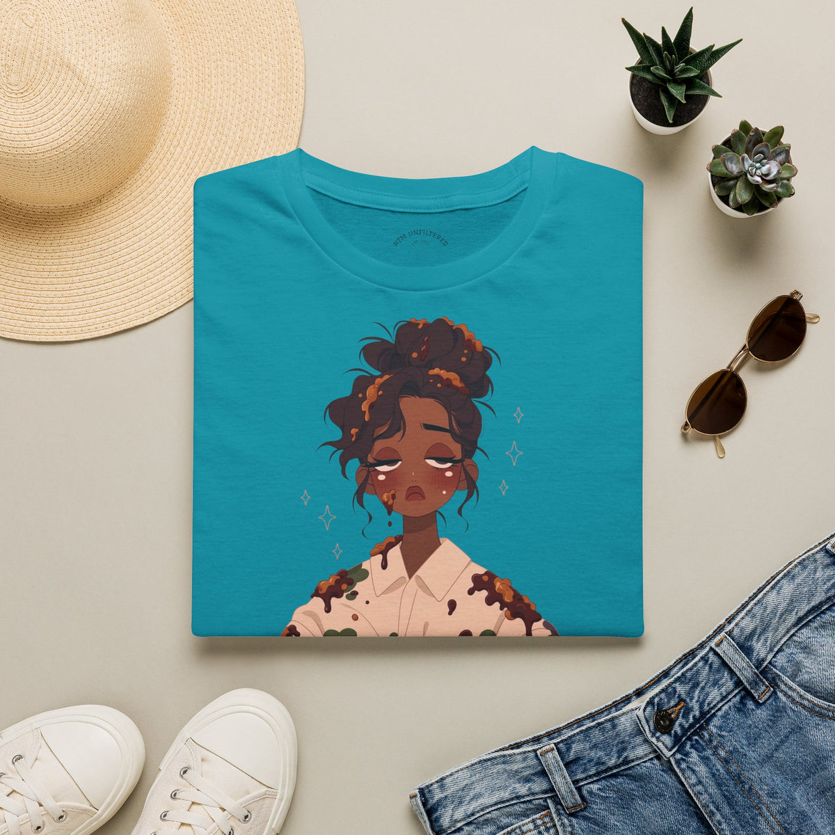 T-Shirt — Woman’s Tired, Her Spirit Loud Graphic Tee