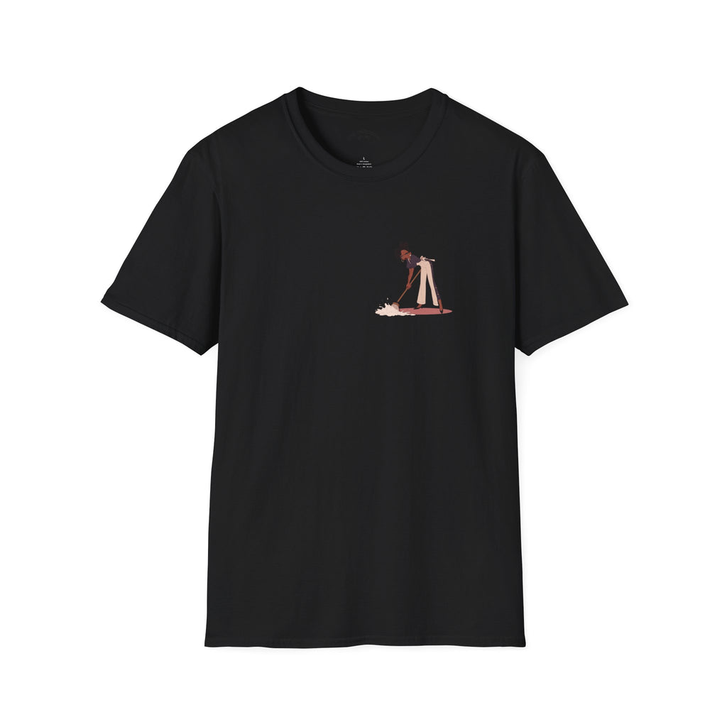 Copy of T-Shirt — Minimalist Woman Cleaning Illustration Tee