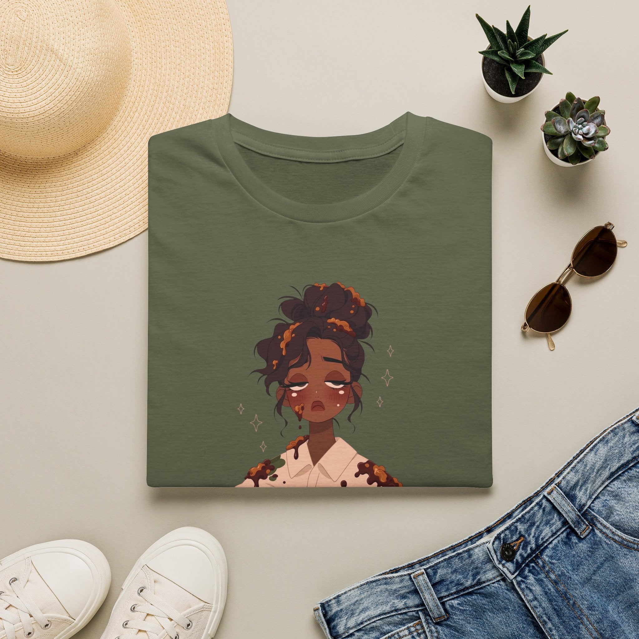 T-Shirt — Woman’s Tired, Her Spirit Loud Graphic Tee