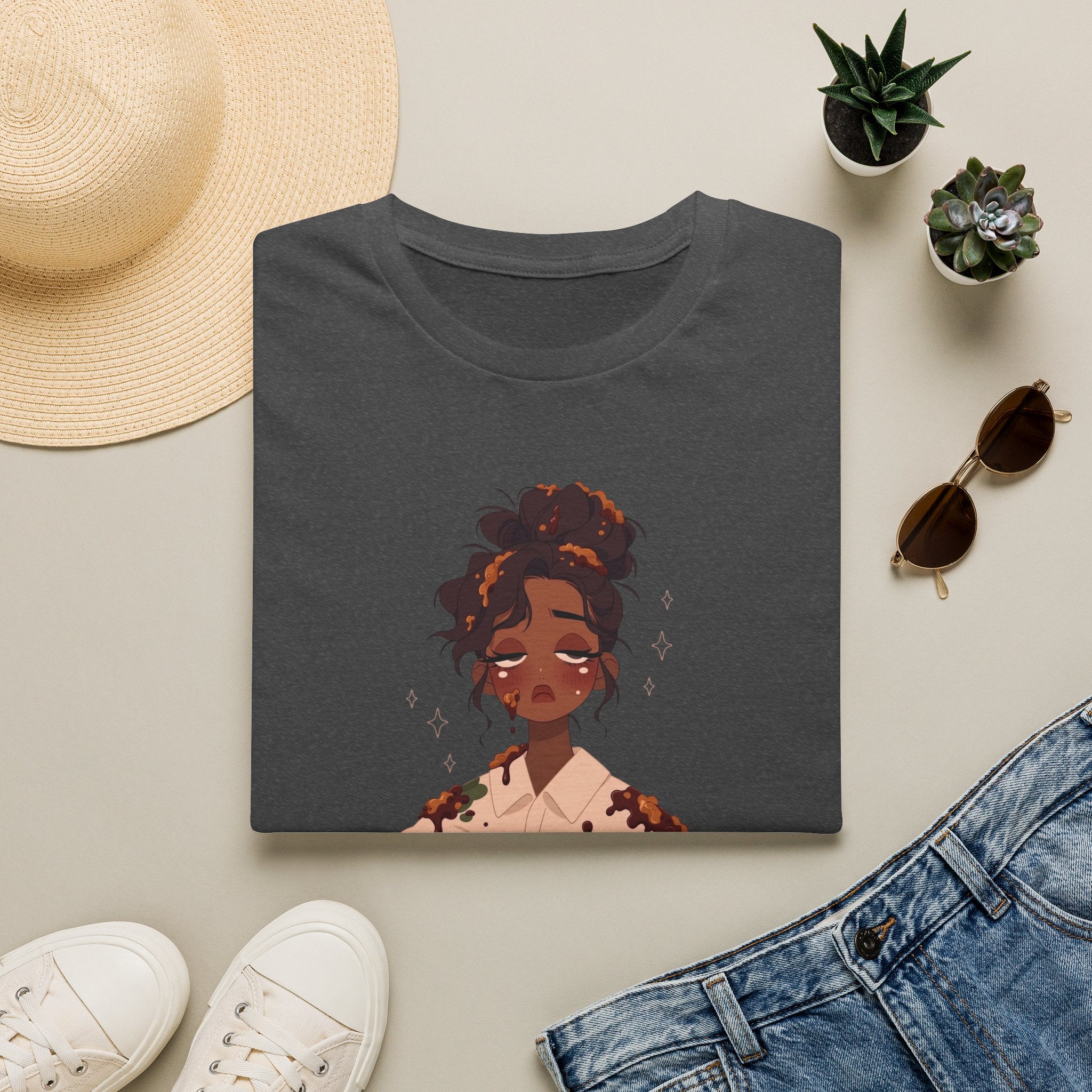 T-Shirt — Woman’s Tired, Her Spirit Loud Graphic Tee