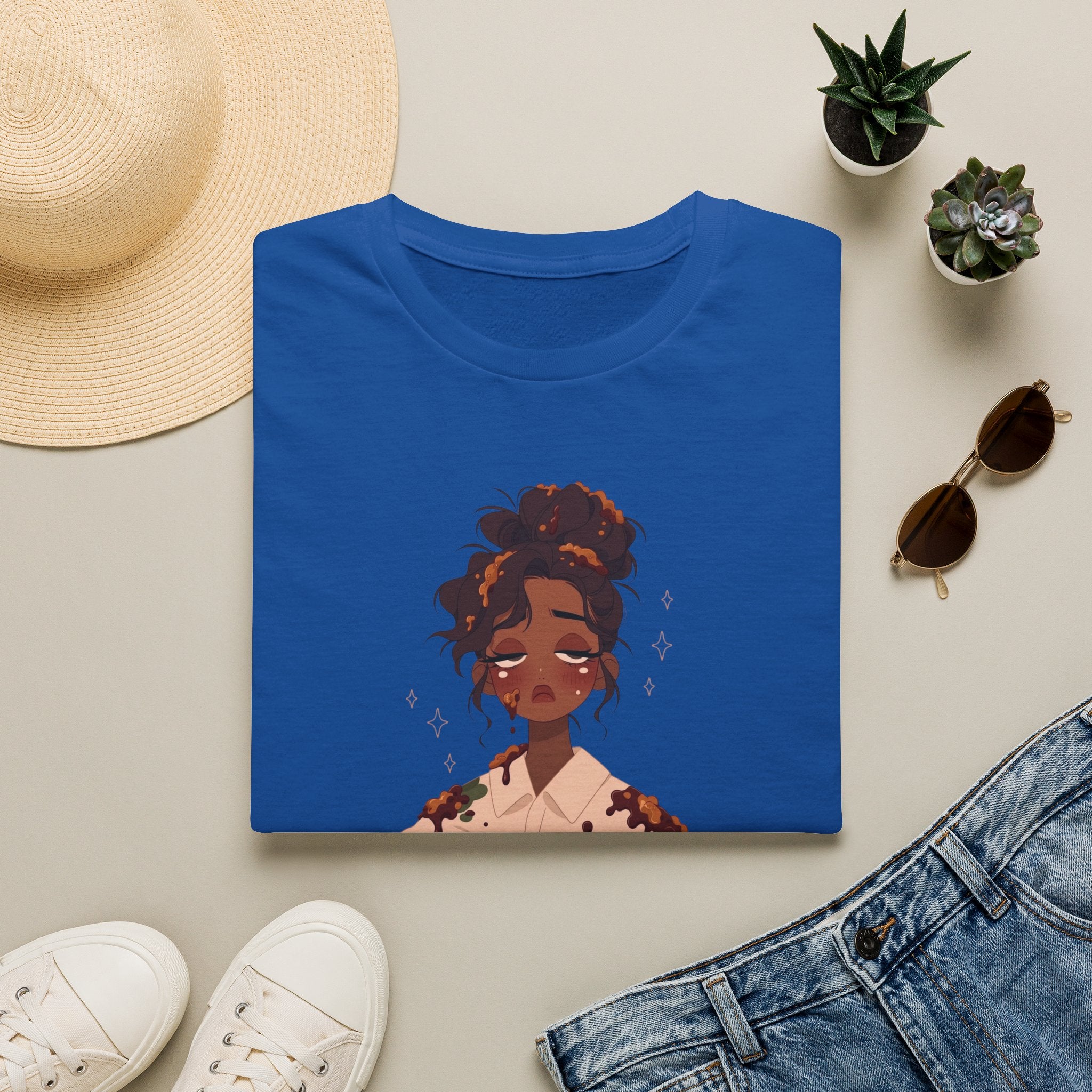 T-Shirt — Woman’s Tired, Her Spirit Loud Graphic Tee