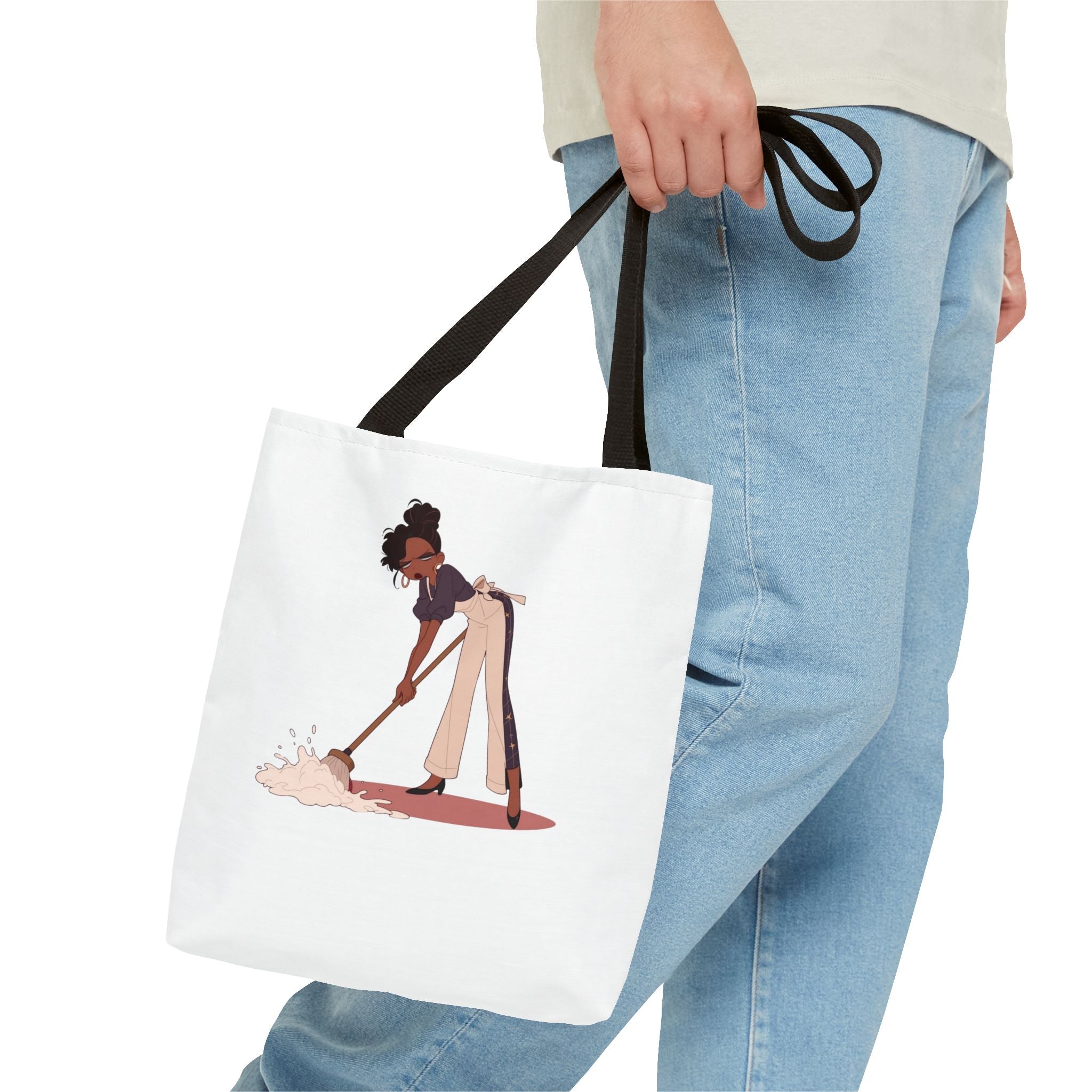 Healing Tote Bag — 'Healing: Not Always Cute But Necessary' Illustration Tote