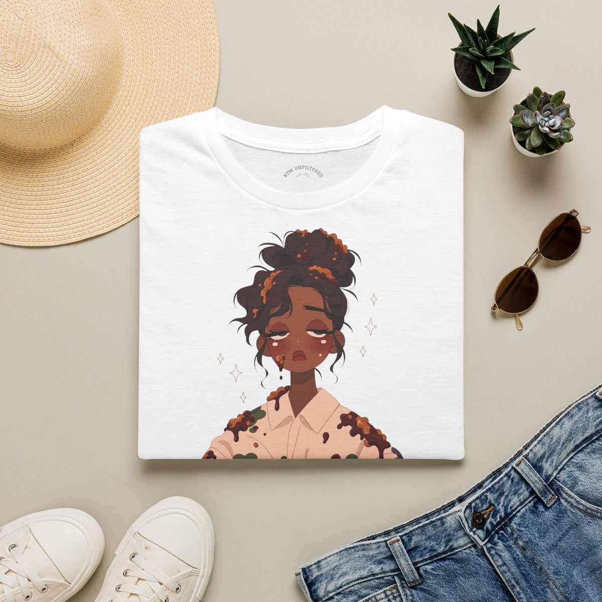T-Shirt — Woman’s Tired, Her Spirit Loud Graphic Tee