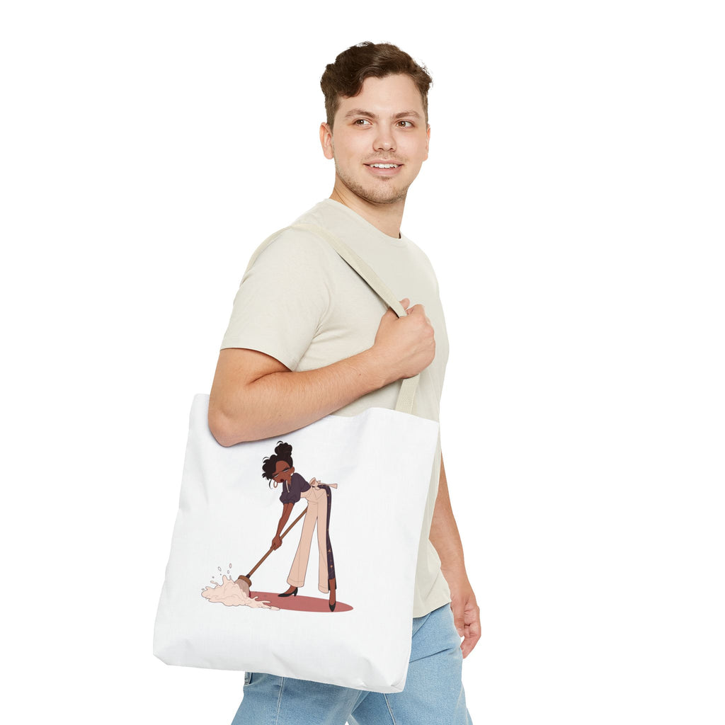 Healing Tote Bag — 'Healing: Not Always Cute But Necessary' Illustration Tote