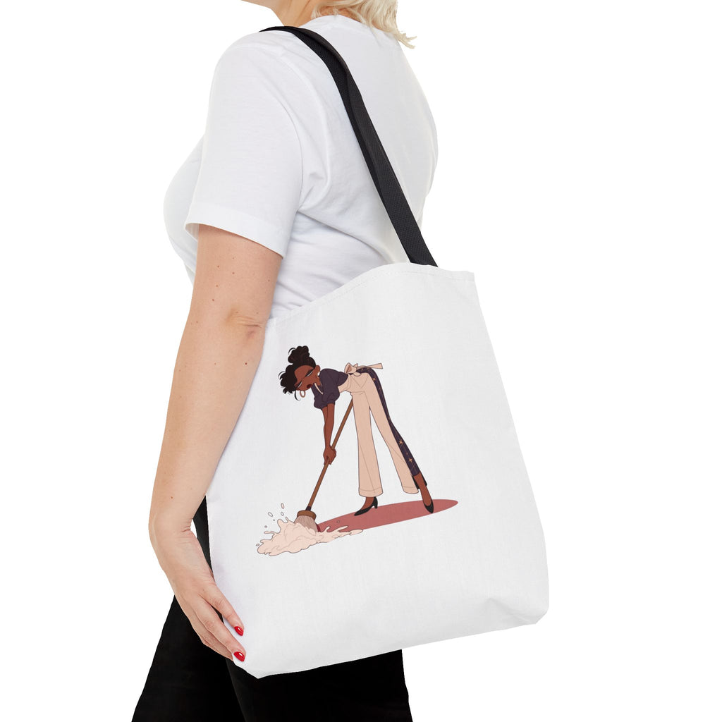 Healing Tote Bag — 'Healing: Not Always Cute But Necessary' Illustration Tote