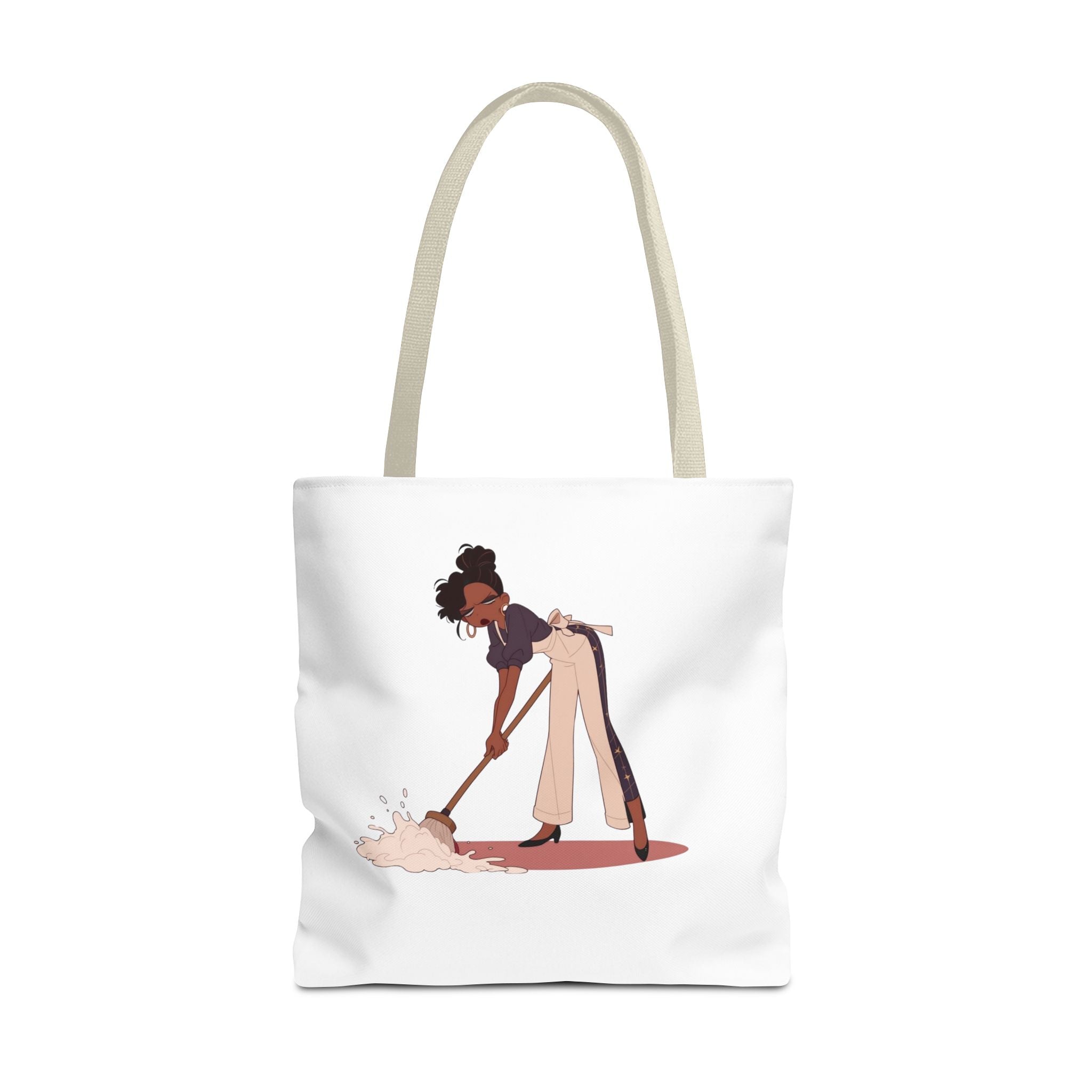 Healing Tote Bag — 'Healing: Not Always Cute But Necessary' Illustration Tote