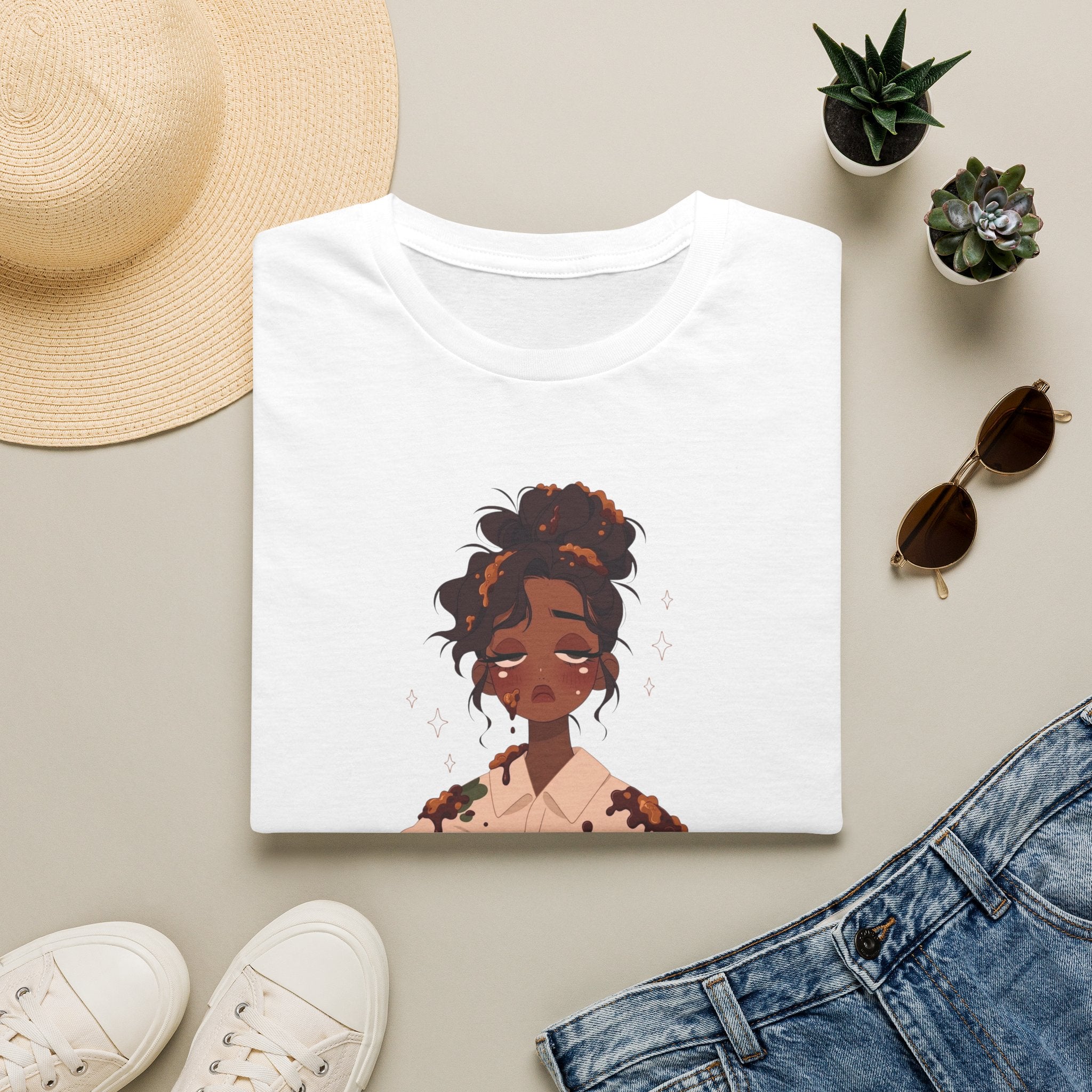 T-Shirt — Woman’s Tired, Her Spirit Loud Graphic Tee