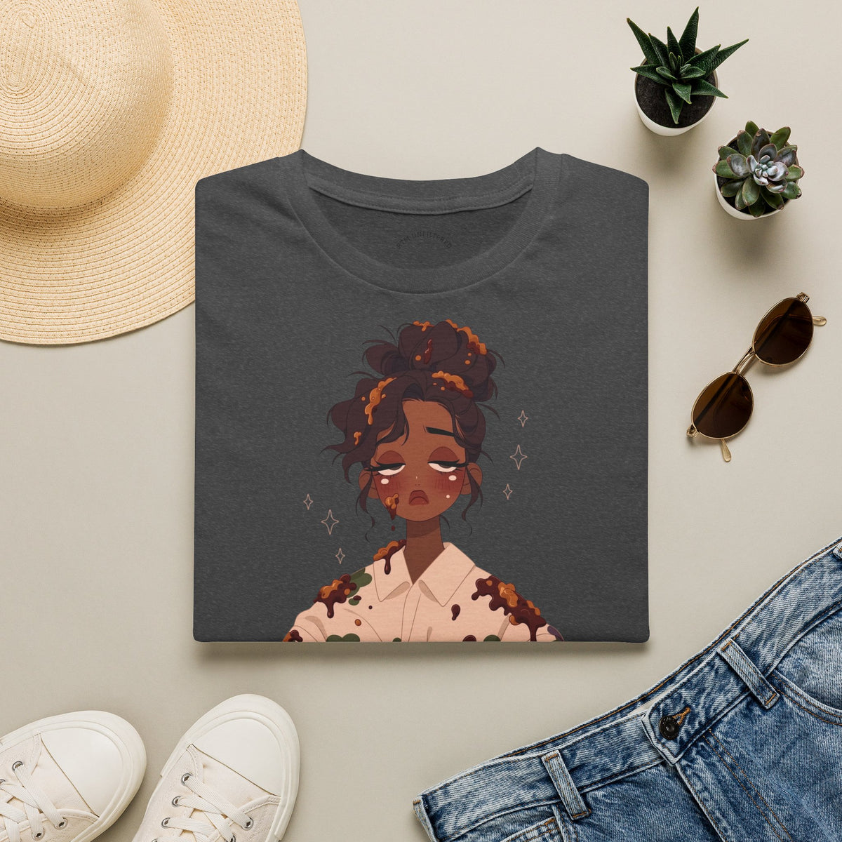 T-Shirt — Woman’s Tired, Her Spirit Loud Graphic Tee