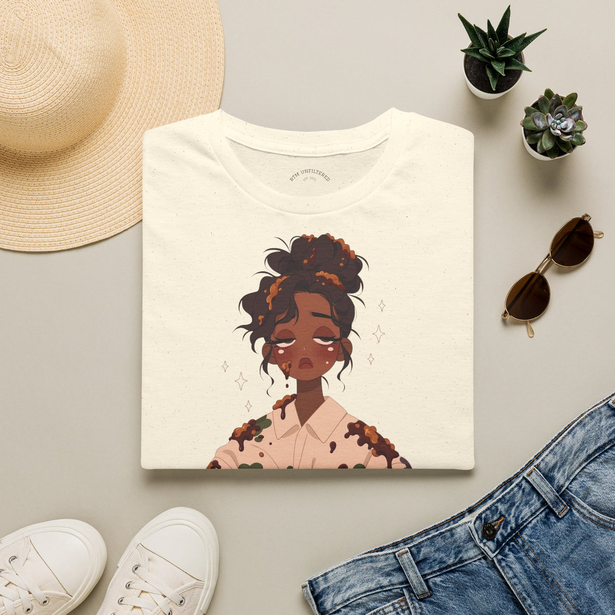 T-Shirt — Woman’s Tired, Her Spirit Loud Graphic Tee