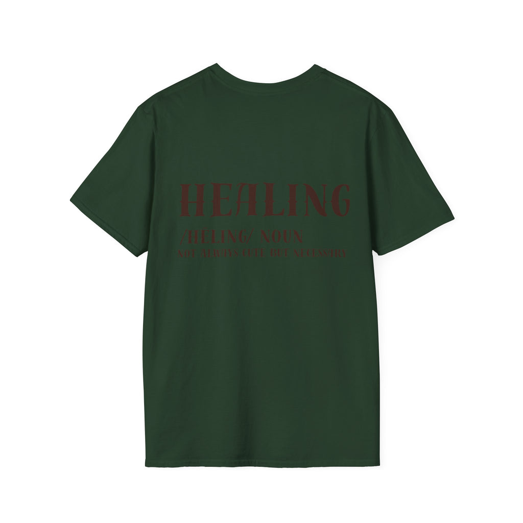 T-Shirt — Minimalist Woman Cleaning Illustration Tee