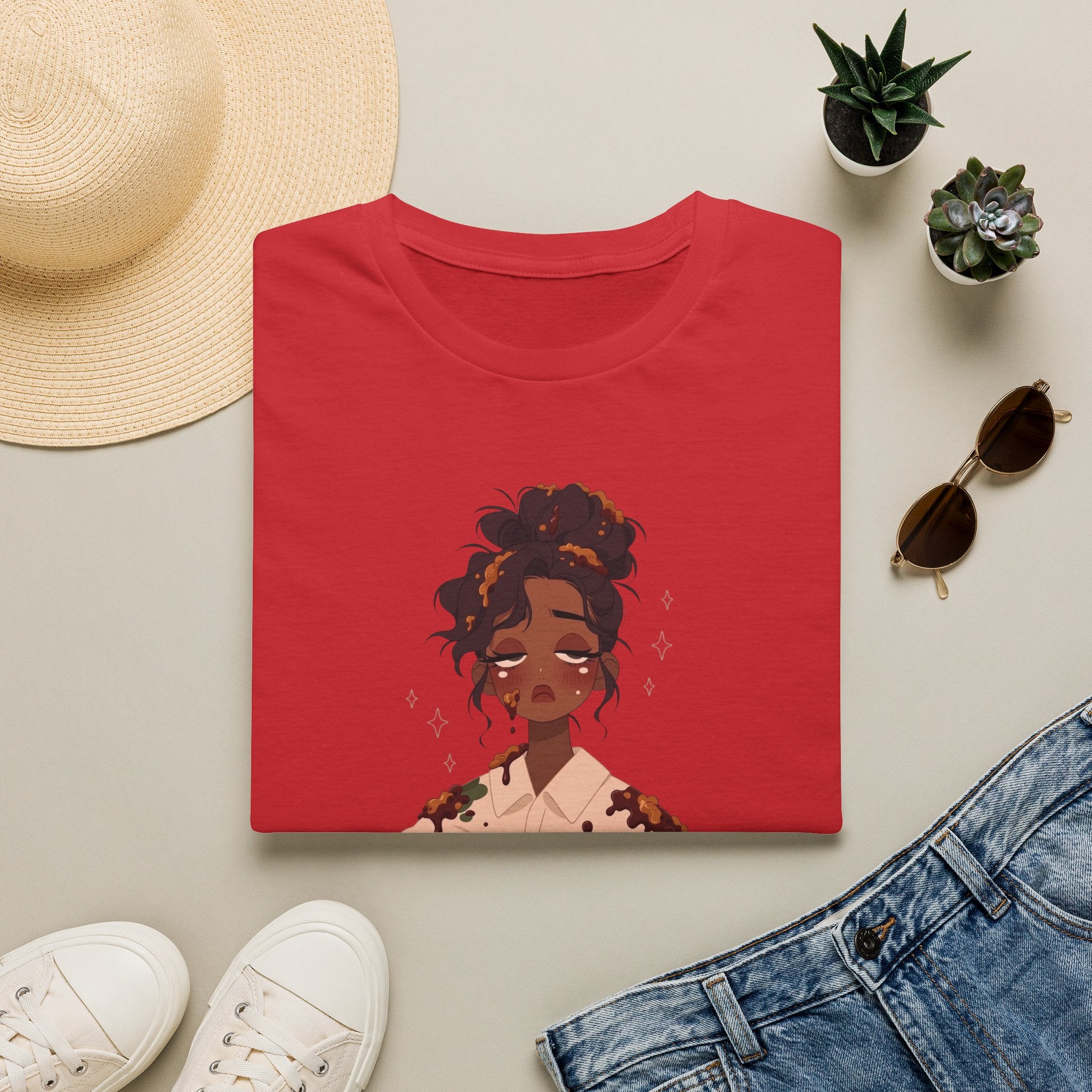 T-Shirt — Woman’s Tired, Her Spirit Loud Graphic Tee