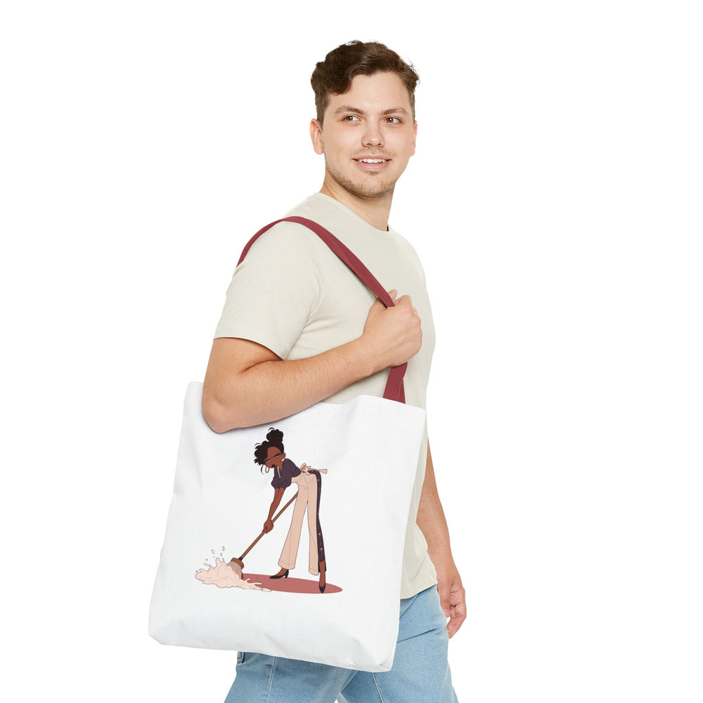 Healing Tote Bag — 'Healing: Not Always Cute But Necessary' Illustration Tote