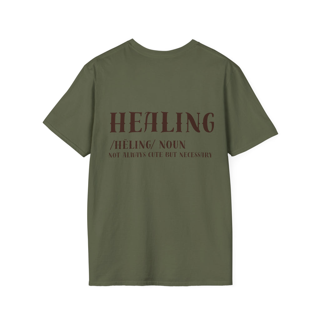 T-Shirt — Minimalist Woman Cleaning Illustration Tee