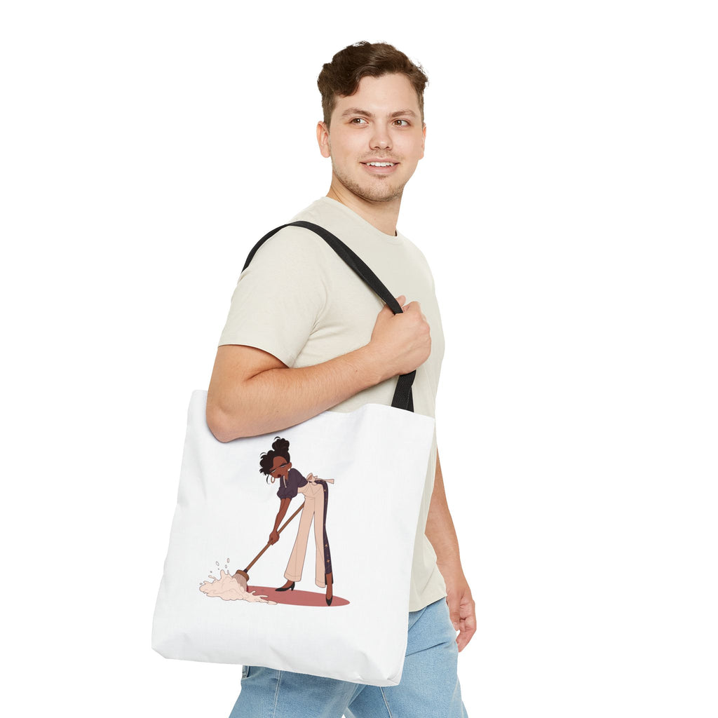 Healing Tote Bag — 'Healing: Not Always Cute But Necessary' Illustration Tote